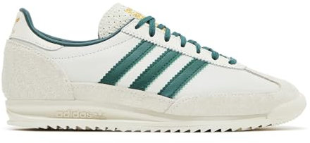 adidas Originals SL 72 Womens Shoes, Off White Collegiate Green, 6 UK