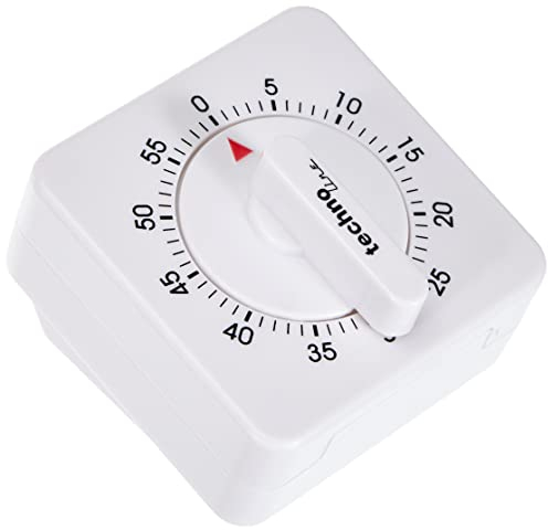 Techno line KZW Analog Kurzzeitwecker weiß, 1 - Pack