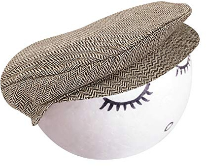 Sombrero de fotografía para bebés gorro suave con rayas atuendo tierno para sesión de recién nacidos