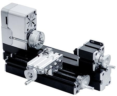 ZHRUI All-Metal Miniature Lathe 36W 20000rpm Didactical Mini Metal Lathe Machine for Hobbyist Woodworking Craft