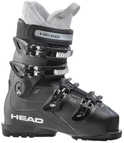HEAD Advant Edge 65 W Black/Anth Flex 65 - Botas de esquí para mujer (Edge LYT MP25.0, antracita/negro)