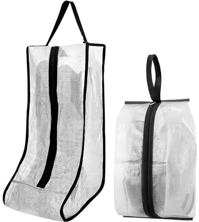 Kofferraum-Aufbewahrungstasche, 2 Stück, hohe Stiefel-Aufbewahrung, wasserabweisende Stiefeltasche mit wasserdichtem Schuhbeutel, Organizer, Schutztasche, Reißverschlusstasche mit Griff, tragbar für