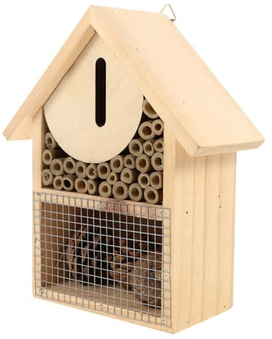 MAGICLULU Casa per Insetti Appesa per Api e Coccinelle per Facilmente Appeso per Migliorare Impollinazione Habitat