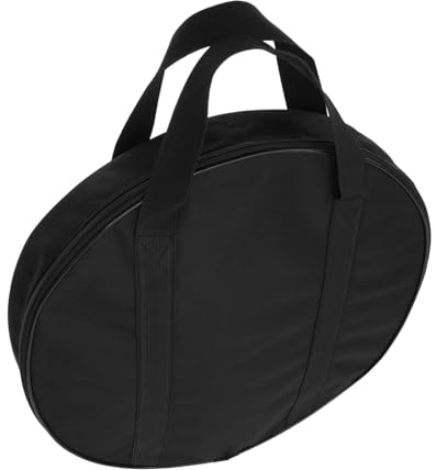 SAFIGLE Sacoche de Rangement Légère et Protectrice Fermeture Éclair Antirouille pour Gong en Tissu Oxford Noir Paquet de Transport pour Instrument, pour Concerts