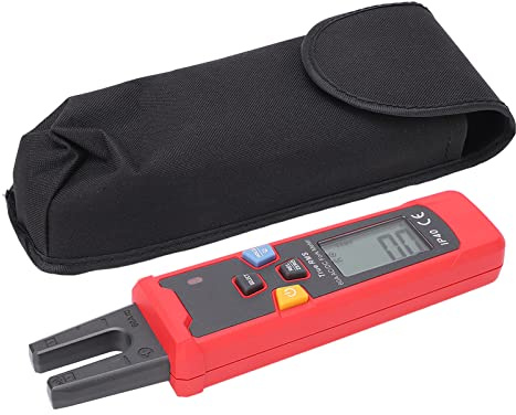 Digital klämmätare Ministorlek Bärbar stabil gaffel AC DC 60A Elektriker Strömmätare för PV-samlingsskena Bilbatterifördelningslåda ABS-material