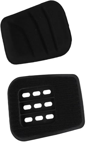 Almohadillas de carbono for reposabrazos de Aerobar de bicicleta, 103x77mm, cojines for manillar de triatlón TT, soporte for antebrazo, piezas de repuesto, color negro