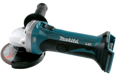Makita batteridriven vinkelslip 18 V, i Makpac, utan batteri och laddare 4437178
