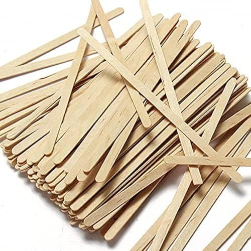 ABENA Wooden Coffee Stirrers, Round Ends, Coffee Sticks, 14cm, Pack of 1000