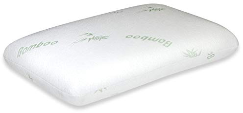 Vitabo - Cuscino ergonomico in memory foam e viscosa in fibra di bambù, cuscino cervicale per chi dorme sul fianco, 60 x 40 cm