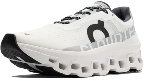 On Cloudmonster Laufschuhe für Herren, Weiss/opulenter Garten, 44 EU