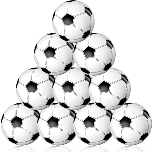 Palla Gonfiabile, Glovios 10 Pezzi Palla Gonfiabile Bambini, Pallone Calcio Gonfiabile, Palloni da Spiaggia Gonfiabili per Beach Pool Sports Party