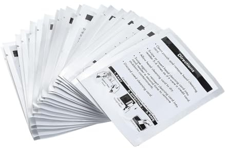 Limpiador de Lectores de Tarjetas de Crédito, Tarjetas de Limpieza de Terminales Deslizantes POS, 50 Unidades, Empaquetadas Individualmente, Amplias Aplicaciones para Cajeros