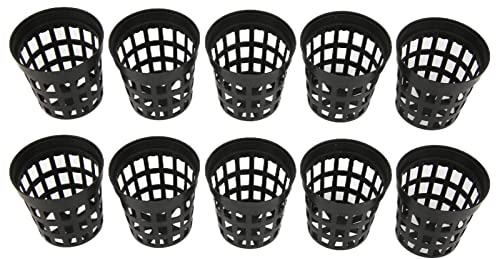 Hydroponic Plastic Garden Fish Net Cups (11.5x26.5x7.5cm/4.5x10.4x3.0in)