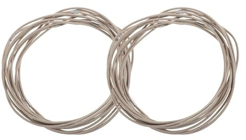 Healeved Fasce Elastiche Supporto Regolabile Altezza 20 Pezzi in Gomma Antivibrazione per Microfono Condensatore per Accessori Dj