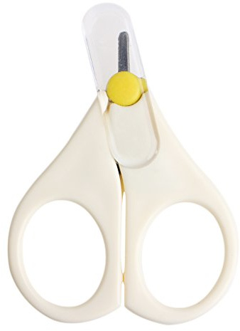 Thobu Coupe-ongles de sécurité pour nouveau-né - Ciseaux - Couleurs aléatoires