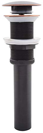 G1-1/4 Bonde de Vidage Assemblage de Drain Escamotable en Laiton Évier de Vidange Bouchon de Vidange Robinet de Salle de Bain Drain sans Trop-Plein (Orb)