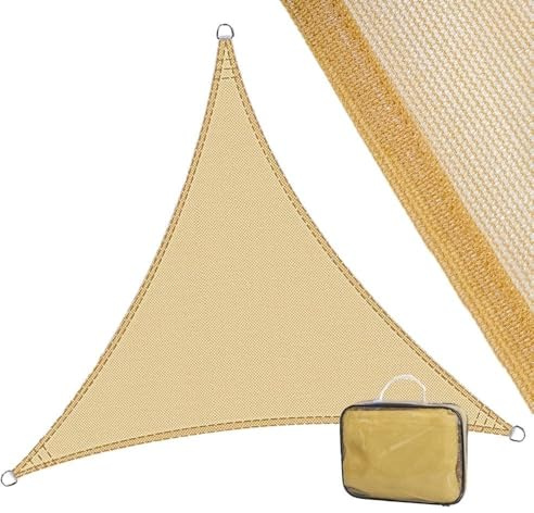 LOLAhome Toldo Vela de Sombra 3, 5x3, 5x3, 5 m Triangular Arena