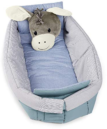 Sterntaler Kuschelnest Emmi, Alter: 0-36 Monate, 125 x 100 cm, Blau/Mehrfarbig