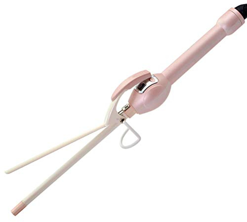 Curling Wand 9MM, Thin Curling Iron, Tight Curls LCD Display Hair Curler, Tourmaline Ceramic Small Wave Curler for Long&Short Hair, Pro Curling Tongs for Kids Women Men