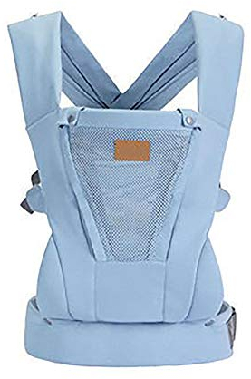 G&F Babytrage Babyrückentragen Ergonomisch Baby Sling Zum 3-36 Monate Kleinkind Zu Kleinkind Bis Zu 44 Pfund (Color : Blue)