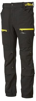Upower Black Carbon - Conjunto de Pantalones para Hombre, Negro, M