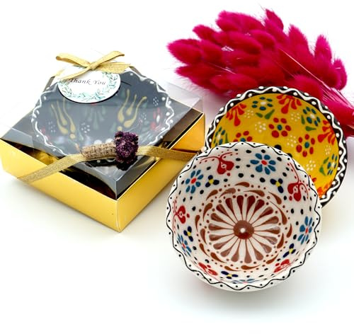 giftupstore Bomboniere matrimonio, 16 pezzi ciotole bomboniera battesimo, comunione, cresima personalizzato