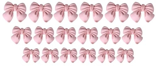 18Pcs Pink Bow Refrigerator Magnets, Cute Fridge Magnets, 3 Size Small Magnets for Whiteboard, Locker Accessories for Girls (1.1inch/2.9cm, 1.3inch/3.4cm, 1.8inch/4.5cm)