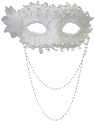 Venise Princess Masque Demi Masque Dentelle Demi Masque avec Fleur Latérale