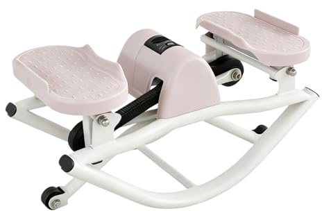 Gungande fitness steg, låg chock -till-sida tränare, 5 000 g, bärbar kärntränare, träningsmaskin med ben och glutter, kompakt gymutrustning, för sovsal, kontor, lägenhet, vardagsrum
