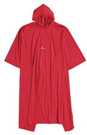 Ferrino Poncho Junior, Cape Waterproof, Men's, Poncho,Red,120 cm
