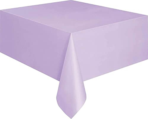 Kunststoff-Tischdecke - 2,74 m x 1,37 m - Lavendelfarben
