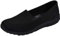 Skechers Women's Reggae Fest-Willows Flat, Black Mesh, 4.5 UK