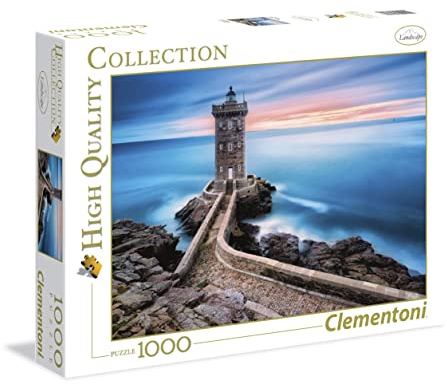 Clementoni 39334 Der Leuchtturm – Puzzle 1000 Teile, Geschicklichkeitsspiel für die ganze Familie, Erwachsenenpuzzle ab 14 Jahren