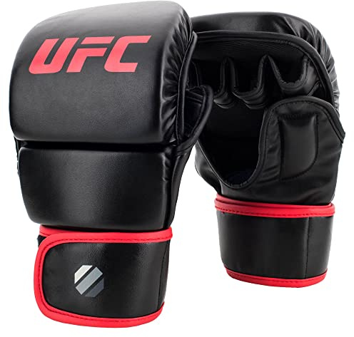 UFC MMA 8oz Sparring Gloves, Color- Black, Size- L/XL