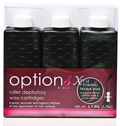 Hive 6pcs Refill Roller Depilatory Roll on Wax Cartridges Strong Warm Creme Wax 80g CODE: HOB6680