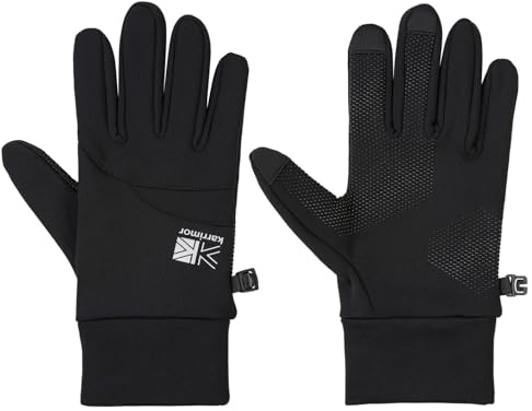 Karrimor Unisex Thermal Gloves Walking Windproof Warm Print Silicone Printed Adults S-M