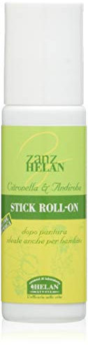 Helan, Zanzhelan, Dopo Puntura Zanzare per Adulti e Bambini, Antizanzare Stick Roll-on, Applicare su Punture Insetti per Immediato Sollievo alla Pelle, con Succo di Aloe Vera, 15 ml
