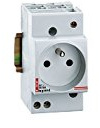 Legrand 092782 Prise de Courant Modulaire avec Terre, 10A/16A, 2.5 Modules