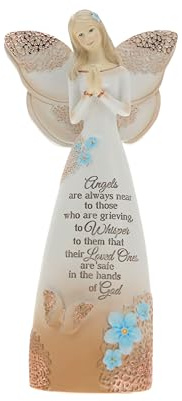 Pavilion Gift Company 19044 Light Your Way Memorial Loved Ones Angel Figurine, 9-Inch, Sandal