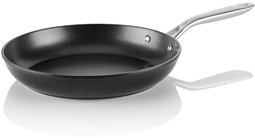 TECHEF - Onyx Collection 12-Inch Nonstick Frying Pan Skillet, PFOA-Free, Dishwasher Oven Safe, Stainless Steel Handle, Induction-Ready, Made in Korea (12-inch)