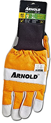 ARNOLD 6061-CS-1011 Schnittschutzhandschuh CS-1, Leder, Größe 11, Schwarz