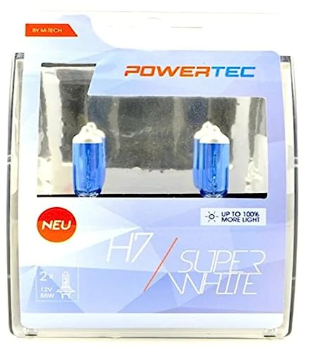 M-Tech PTZSW7-DUO Xenon Optik Halogen Birne H7 55 W, Weiß, Anzahl 2