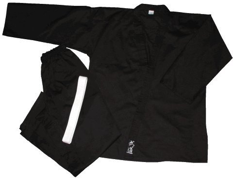 S.B.J - Sportland Karateanzug/Kampfsportanzug/SV Anzug Godan 110 cm, schwarz