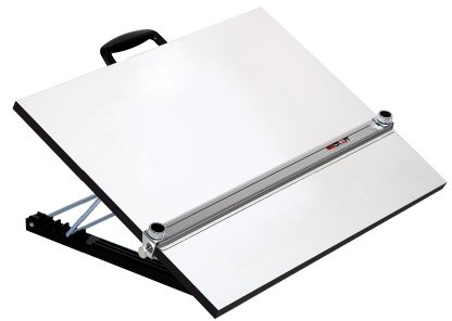 Martin Universal Design 20 x 26 Pro-Draft Deluxe Adjustable Angle Parallel Drawing Board, White Melamine, 1 Each (U-PEB2026K)
