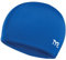 TYR Adulte Unisexe SOLID Bonnet de bain Lycra, ROYAL, Einheitsgröße