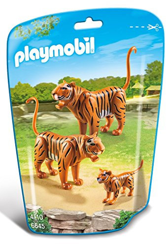 Playmobil 6645 City Life Tiger Family, Fun Imaginative Role-Play, PlaySets Suitable for Children Ages 4+