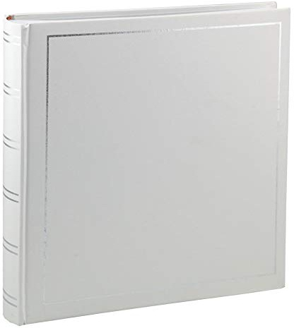 Tradition Fotoalbum in 30x30 cm 100 Seiten Jumbo Fotoalbum Buchalbum: Farbe: Weiß