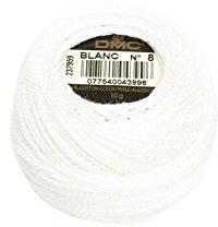 DMC Pearl Cotton Balls Size 8-95 Yards-White