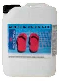 Lapi - 5 kg Alghicida Concentrato Liquido A Tripla Azione. Per Contrastare L'Insorgere Delle Alghe. Riduce Il Consumo Di Cloro. Esercita Un’Azione Inglobante E Flocculante Dello Sporco. Effetto Azzurrante Delle Acque. Prodotto In Italia Da Azienda Certificata