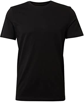 TOM TAILOR Herren Crewneck T-Shirt im Doppelpack, 29999 - Black, M